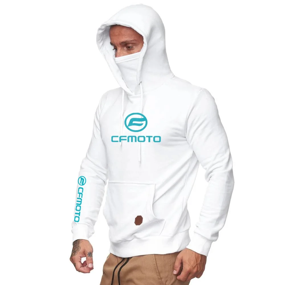 Neue Cfmoto Motorrad Hoodies Herren Lose Kapuzenjacke Langarm Pullover Pullover Jugend Gesichtsmaske Sweatshirt Chic Streetwear