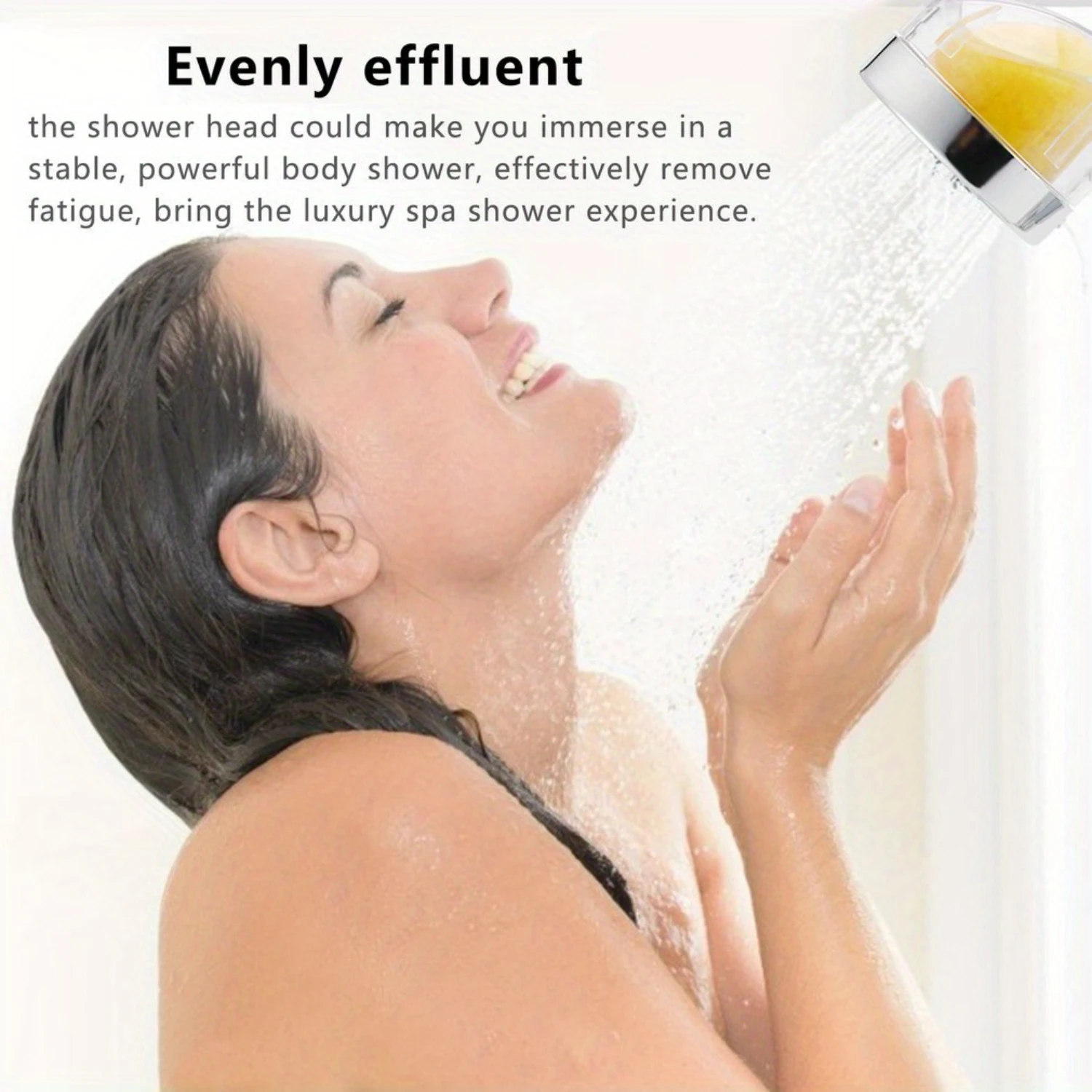 

5-piece set, handheld high-pressure filtered shower head with hose, holder, filter stones, waterproof tape, suitable for dry ski