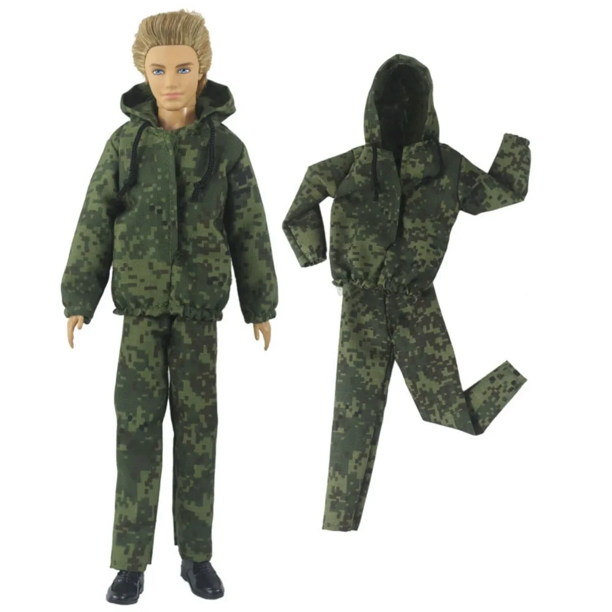 

Fashion Outfit Set for 30cm 12 inch BJD Male Army Man Blyth 1/6 MH CD FR SD Kurhn Doll Clothes Girl Figure Toy Accessories