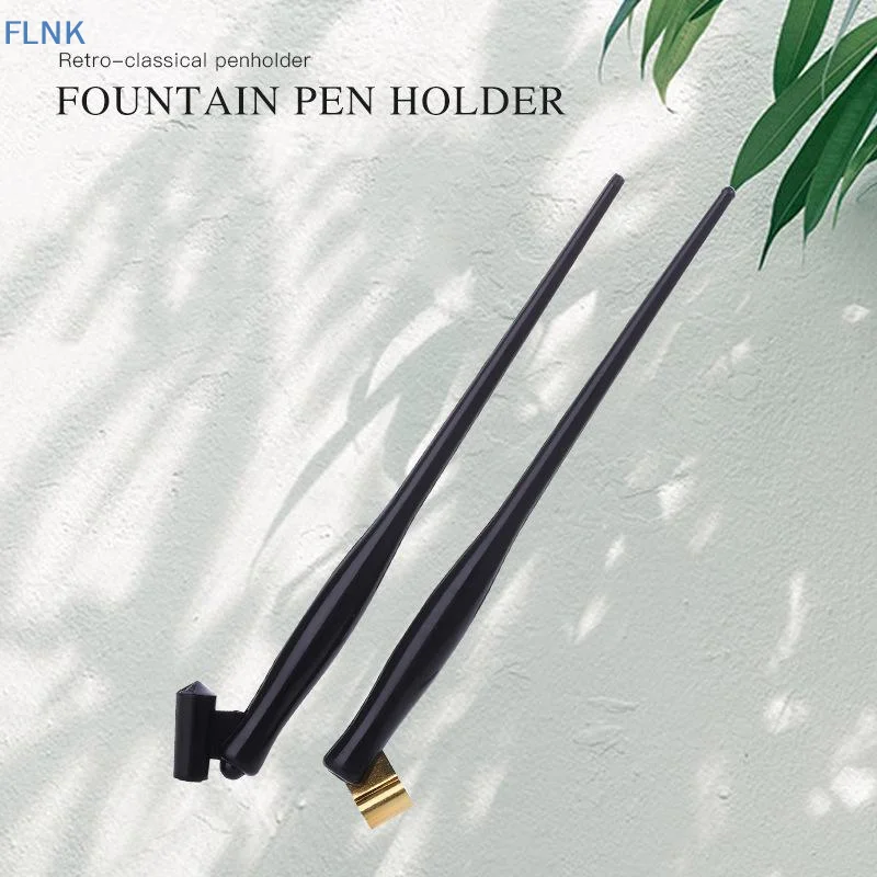 【KC】Oblique Dip Pen Holder English Writing Art Drawing Calligraphy Pen Nib Support Adjustable Signature Pen Accessories