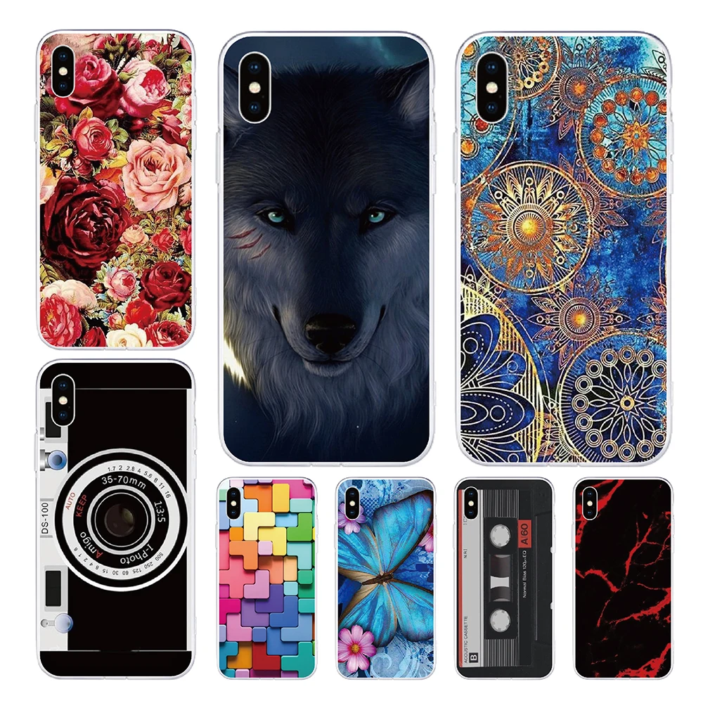 For Moto G60 G40 Fusion 4G G30 G20 G10 G100 Z 2018 E5 Play Go Z2 Z4 Z Force Soft TPU Butterfly Marble Phone Case Silicone Cover