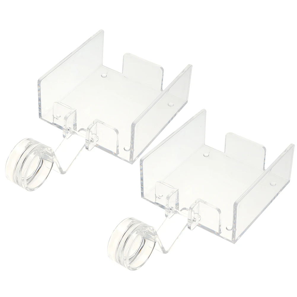 

2Pcs Acrylic Tissue Box Napkin Holder Paper Towel Dispenser High Quality Sturdy Plastic Bedroom Living Room Toilet Coffee Shop
