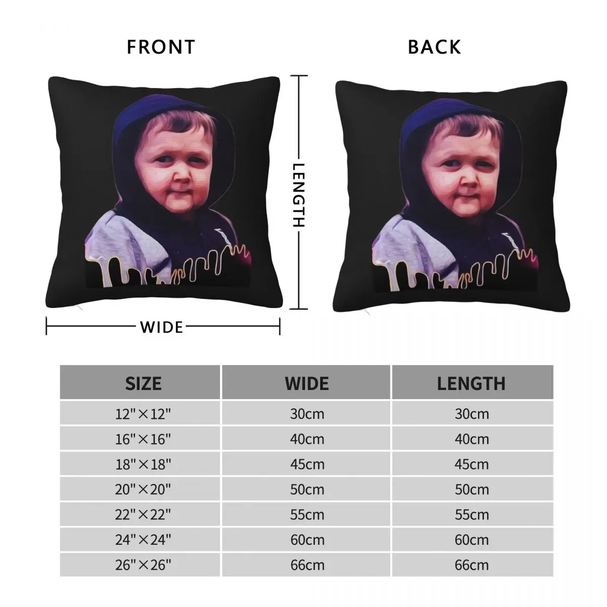 Hasbulla Magomedov Square Pillowcase Pillow Cover Cushion Decor Comfort Throw Pillow for Home Sofa