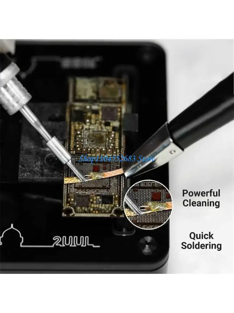 

Y6GD High Precise Desoldering Phone Repair Pad Tin Suction Line Remove Circuit Board Suitable for Electronics Maintenance