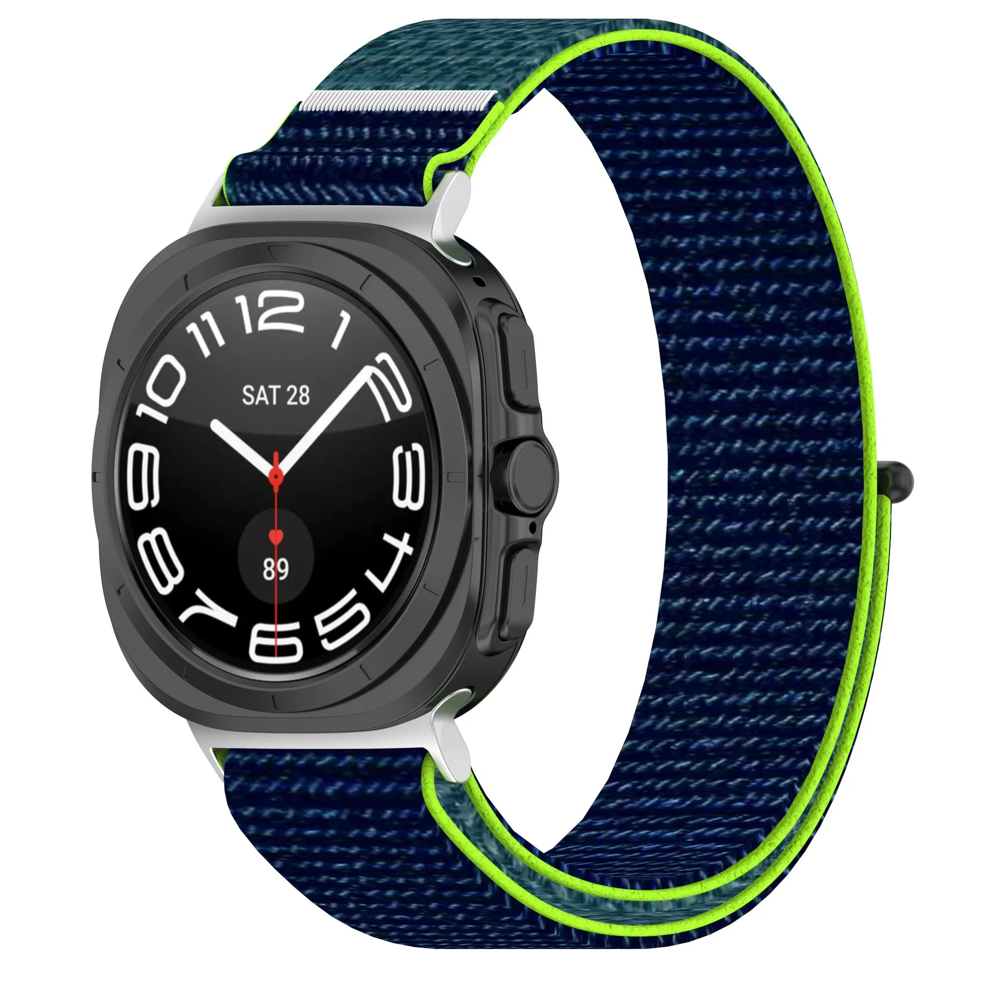 Nylon Loop Sports Watch Band, Soft Bracelet, Acessórios para Samsung Galaxy Ultra, Strap 47mm