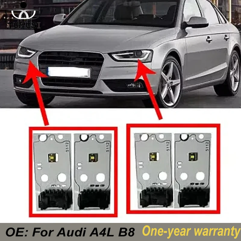 

Белая плата DRL для Audi A4L B8 B8.5 2013-2015, фара hernia, чип DRL, балласт, печатная плата, плата источника света