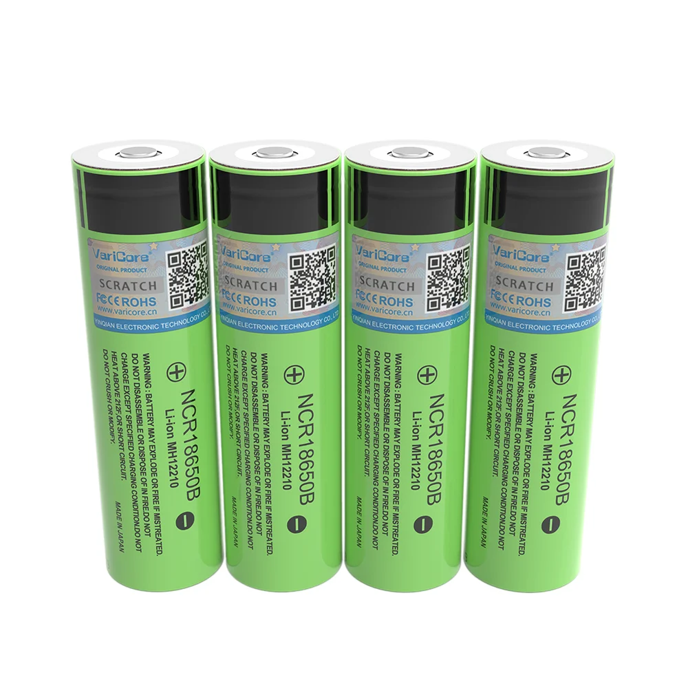 بطارية ليثيوم LiitoKala قابلة لإعادة الشحن ، بطاريات مدببة لتخزين الطاقة ، من من من من ، من من نوع V ، ومن نوع NCR18650B ، ومن دون أي بي بي ، أصلية