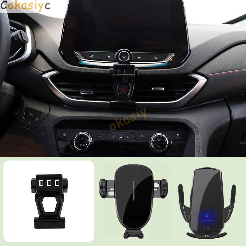 

Car Mobile Phone Holder For Chevrolet Orlando 2018-2021 Car Special Bracket Base Support Wireless Charging Bracket Accessories