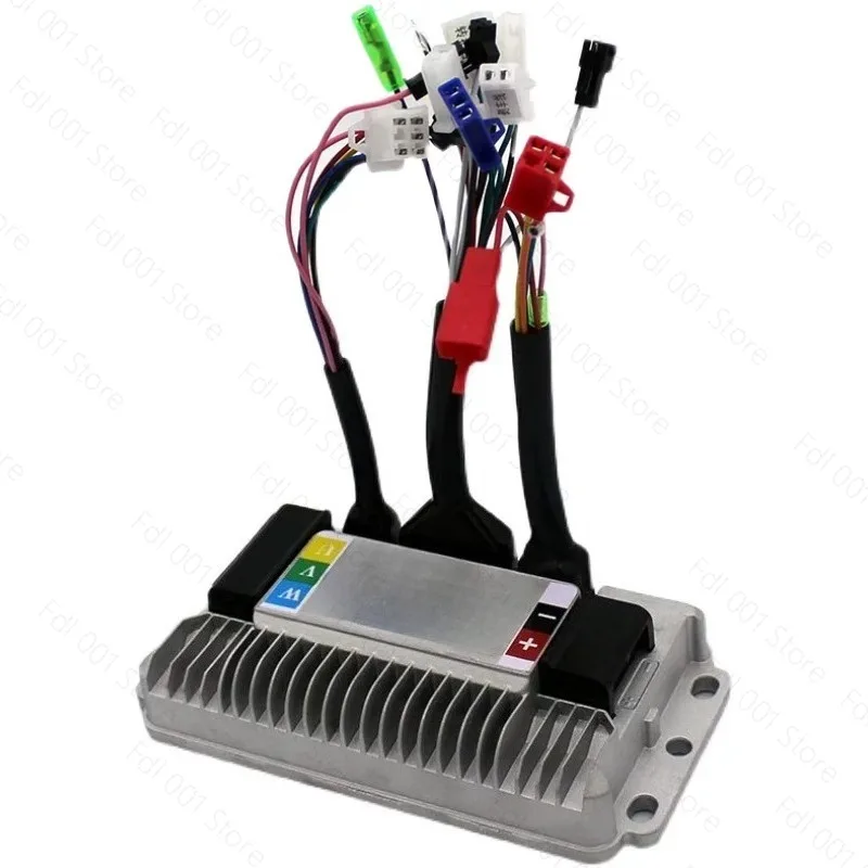 Electric Two-wheeler Brushless Controller 48V, 60V, 72V, 96V Sine Wave Three-mode Silent