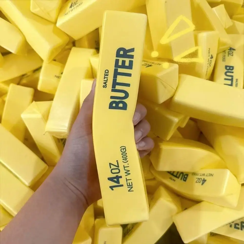 23cm Slow Rebound Butter Stick Super Soft Large Butter Stick Squeezing Toy Anxiety Relief Elastic Butter Stick Pinch