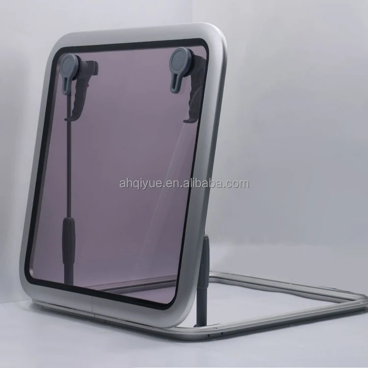 

High Quality Aluminum Marine 600x600mm Portlight Roof Window Top Hatch for Yacht Boat RV Caravan Replacement