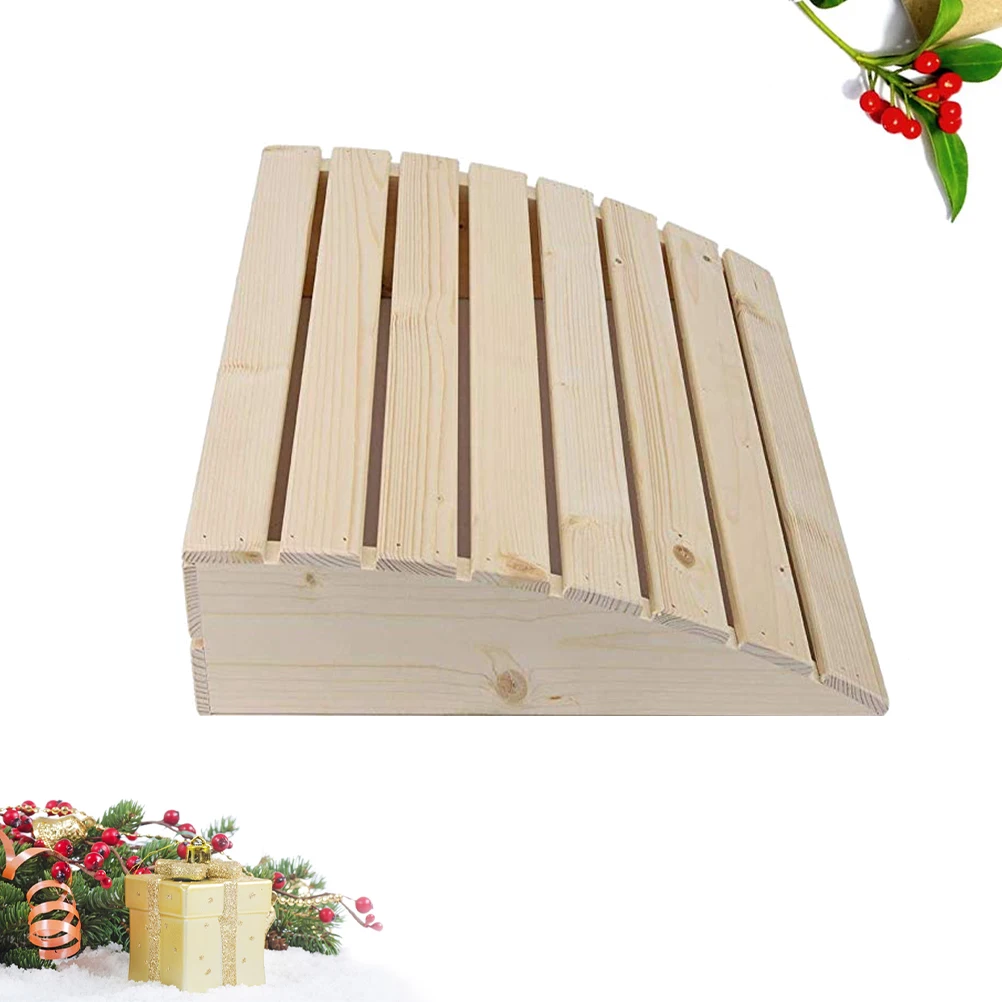 

Sauna Pillow Wooden Headrest Wooden Bamboo Supplies Accessories Comfortable Support Curved Shape Steam Room Gift