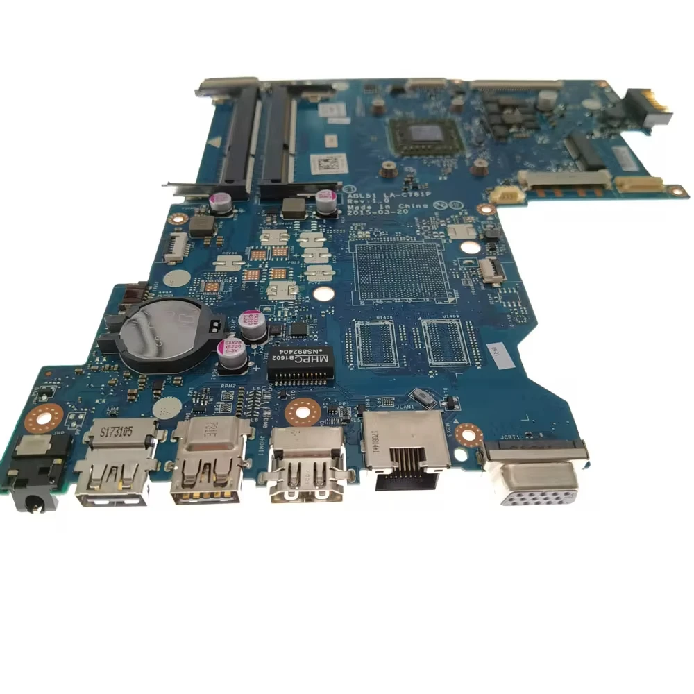 Imagem -03 - Mainboard Portátil Totalmente Testado Bdl51 La-c781p Mainboard para hp Pavillion 15-af 255 g4 814610501 com A6-5200 A87410 Cpu Ddr3