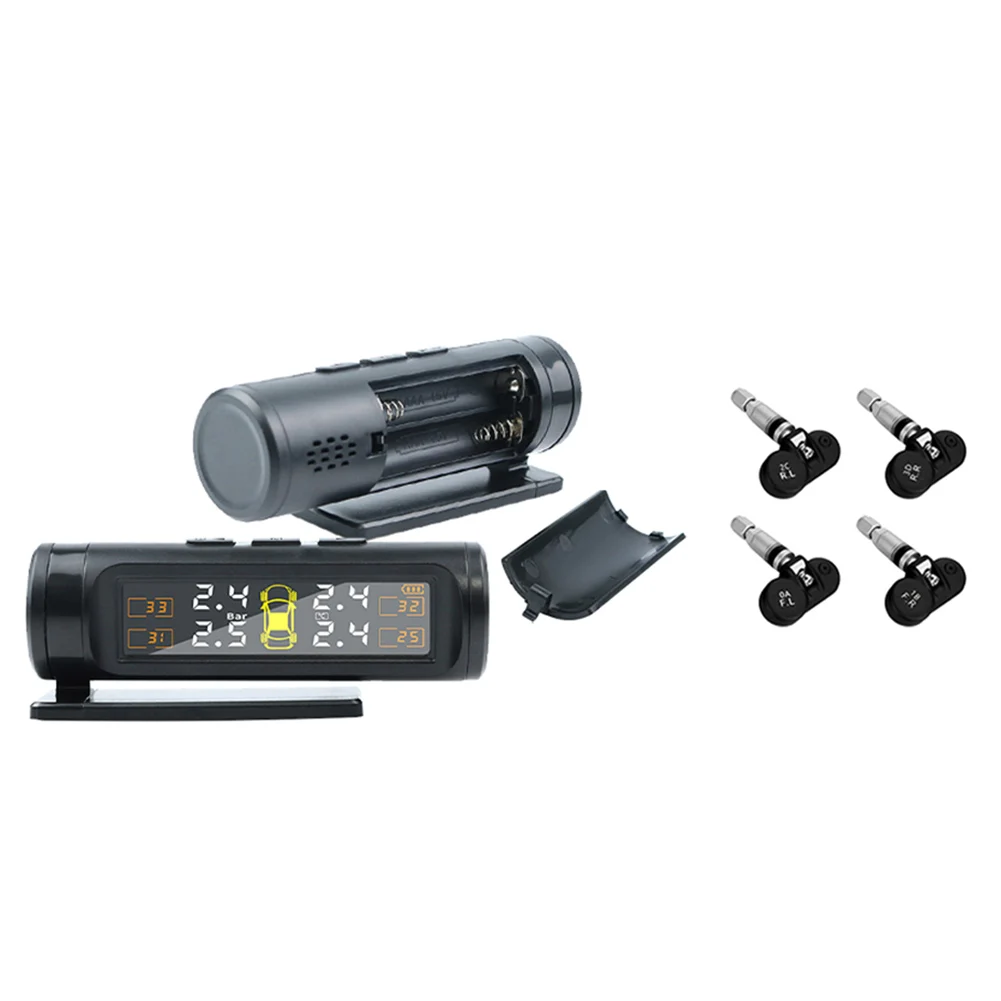 Tire Management System Featuring Dual Sensor Options with Continuous Tracking of Air Pressure and Temperatures