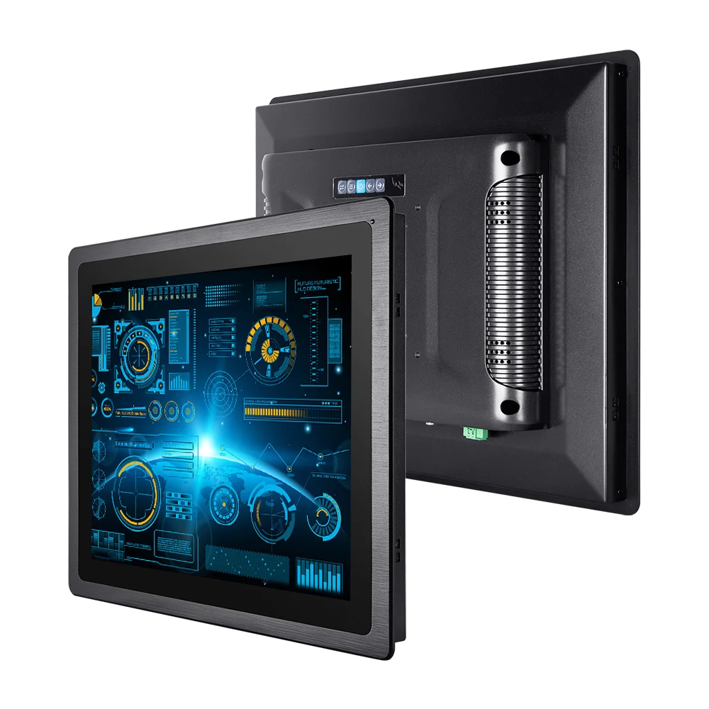 Oem Outdoor Sunlight 1000nits Wall Mount Embedded High Brightness IP65 Capacitive 10.1 Inch Touchscreen Industrial Monitor