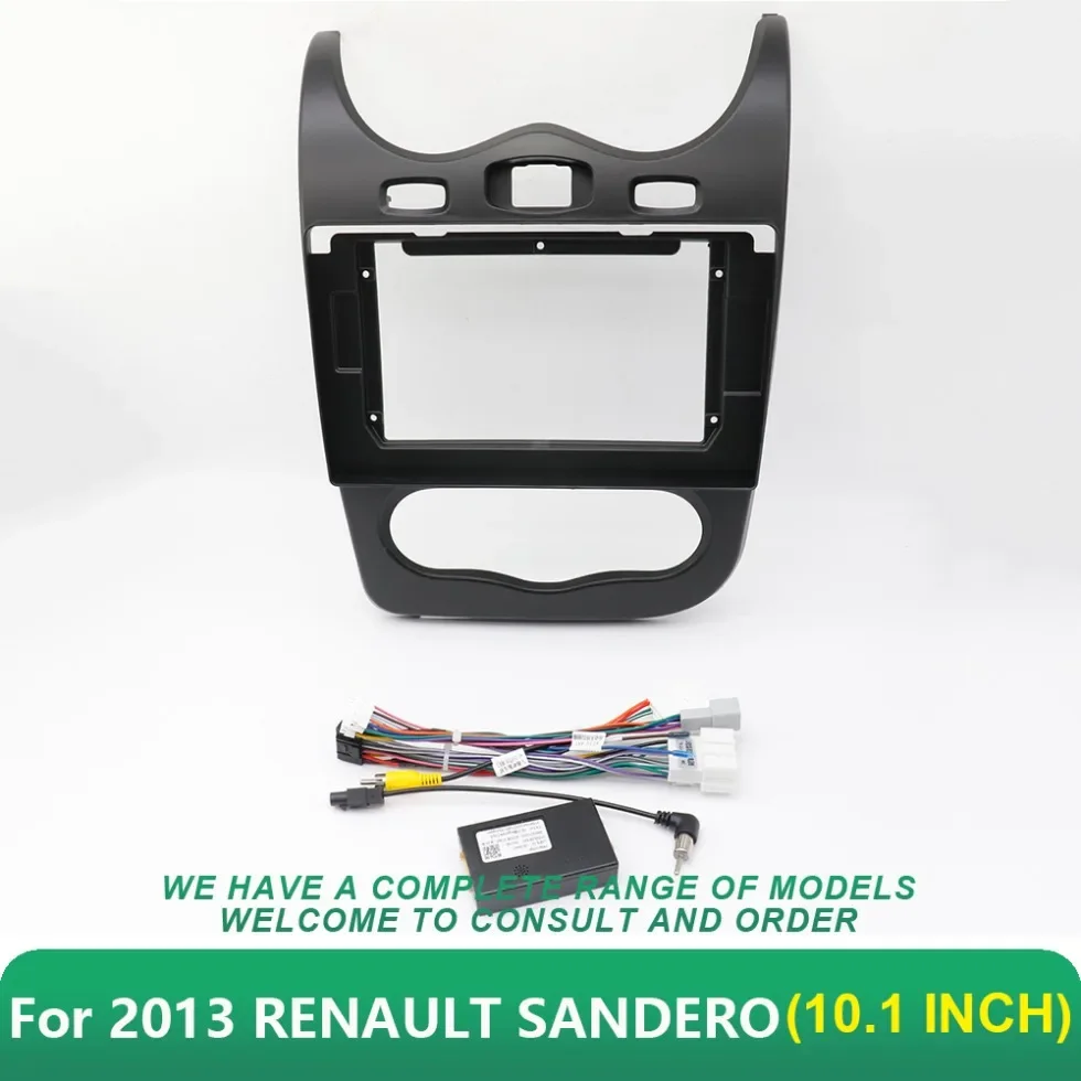 

Car Audio Fascia Frame for 2013 RENAULT SANDERO (10.1INCH)Car Radio Android GPS MP5 Stereo Player 2 Din Head Unit Panel Dash