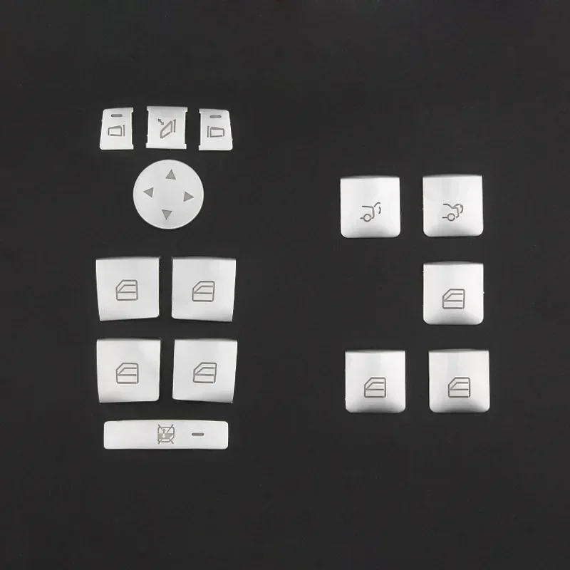 

Наклейка на кнопку подъема окна автомобиля для Mercedes Benz A/B/C(W204)/E(W212)/GLA/CLA/GLK/GLE-class