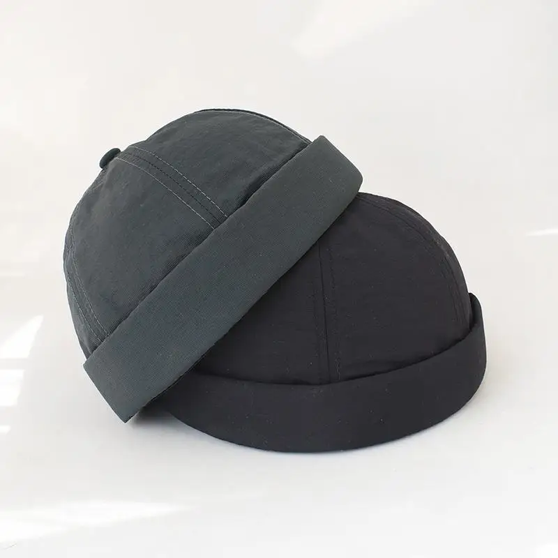 

Быстросохнущая купольная кепка с дыней, дышащая шапка-бини, винтажная мужская регулируемая кепка-докер, литературная матросская кепка, уличная шляпа в стиле хип-хоп