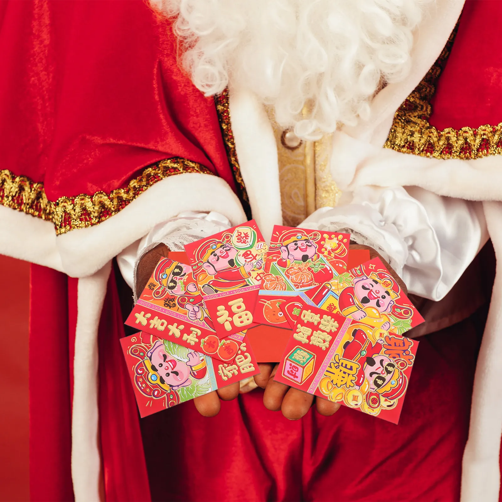 

36 шт. красных конвертов с мультяшным дизайном на Год Змеи, традиционные бумажные конверты для денег и подарков на Китайский Новый год и Весенний фестиваль