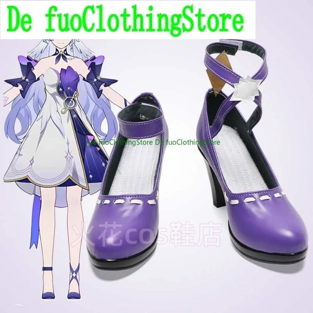

DefuoClothing Honkai Star Rail Robin обувь для косплея на высоком каблуке игровой персонаж аниме игры костюмы на Хэллоуин реквизит для вечеринки обувь