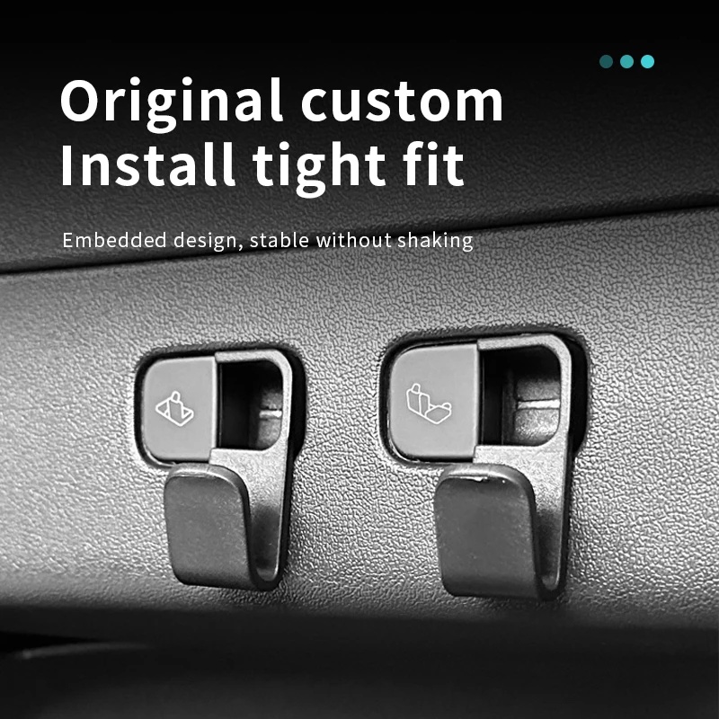 Suitable for Tesla Model Y – Rear trunk hook, bag & umbrella hanger holder, space-saving organizer accessory.