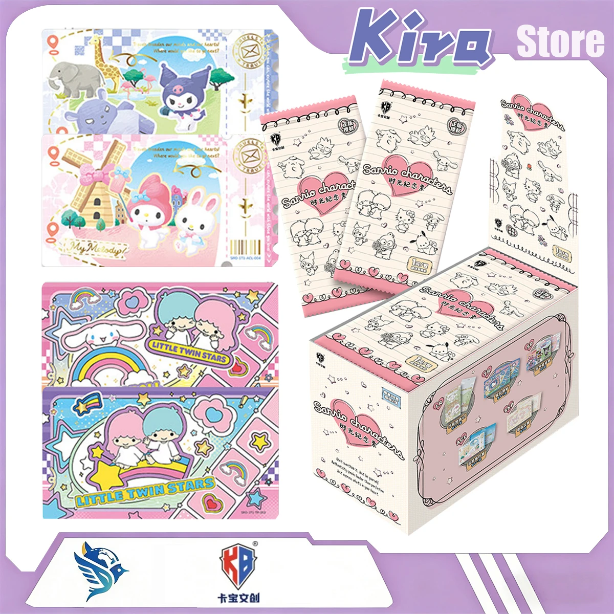

KABAO Sanrio Family Time Memory Ticket Series Part 1 Fake Invoice Stub Card Collection Anime Peripheral Surprise Gift Girls Like
