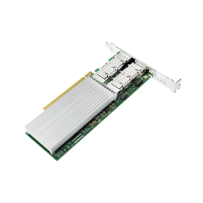 

The Dell E810-CQDA2, Inte l E810 CAM2 Chip, PCI Express 4.0X 8 Network Card, 100Gbs, with Dual SFP28 Ports