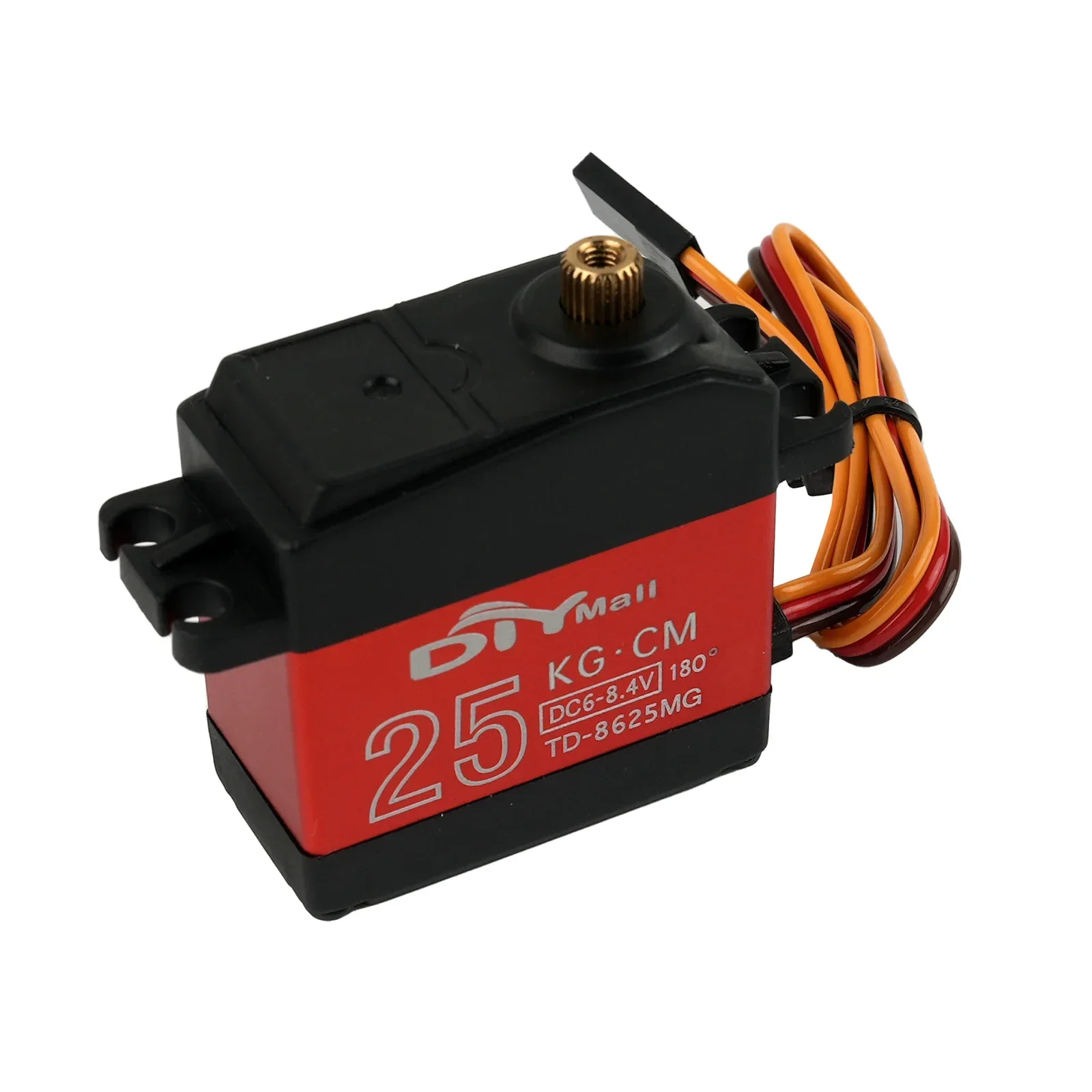 

25kg.cm TD-8625M Metal Gear Digital Servo 180/270/360 Degree Carbon Brush Motor Standard Servos for RC Car Robot Toy Power Parts