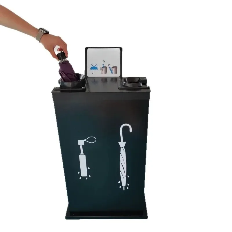 Hotel lobby wet umbrella double hole bagging machine, commercial vertical, light luxury wet umbrella storage
