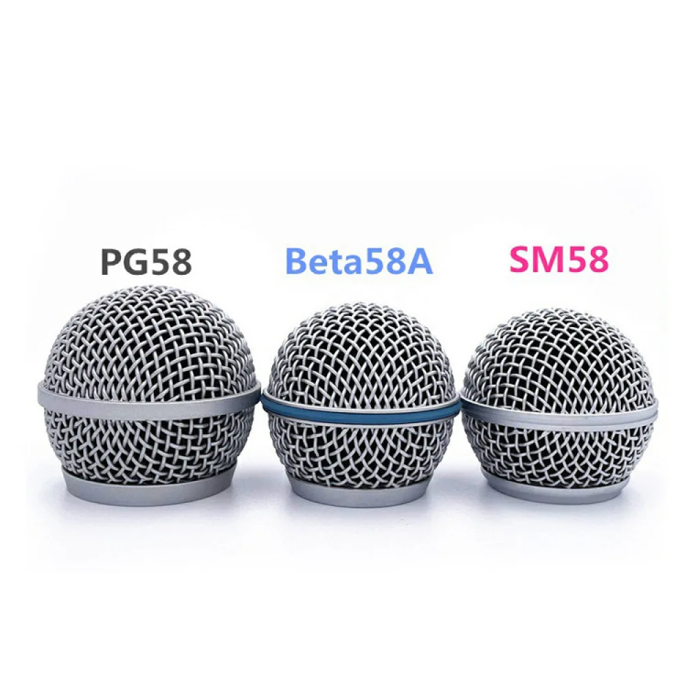 

Microphone Replacement Grille For Shure SM58 PG58 BETA58A BETA87A Microphone Mesh Head Cover Pickup Head Parts Accessories