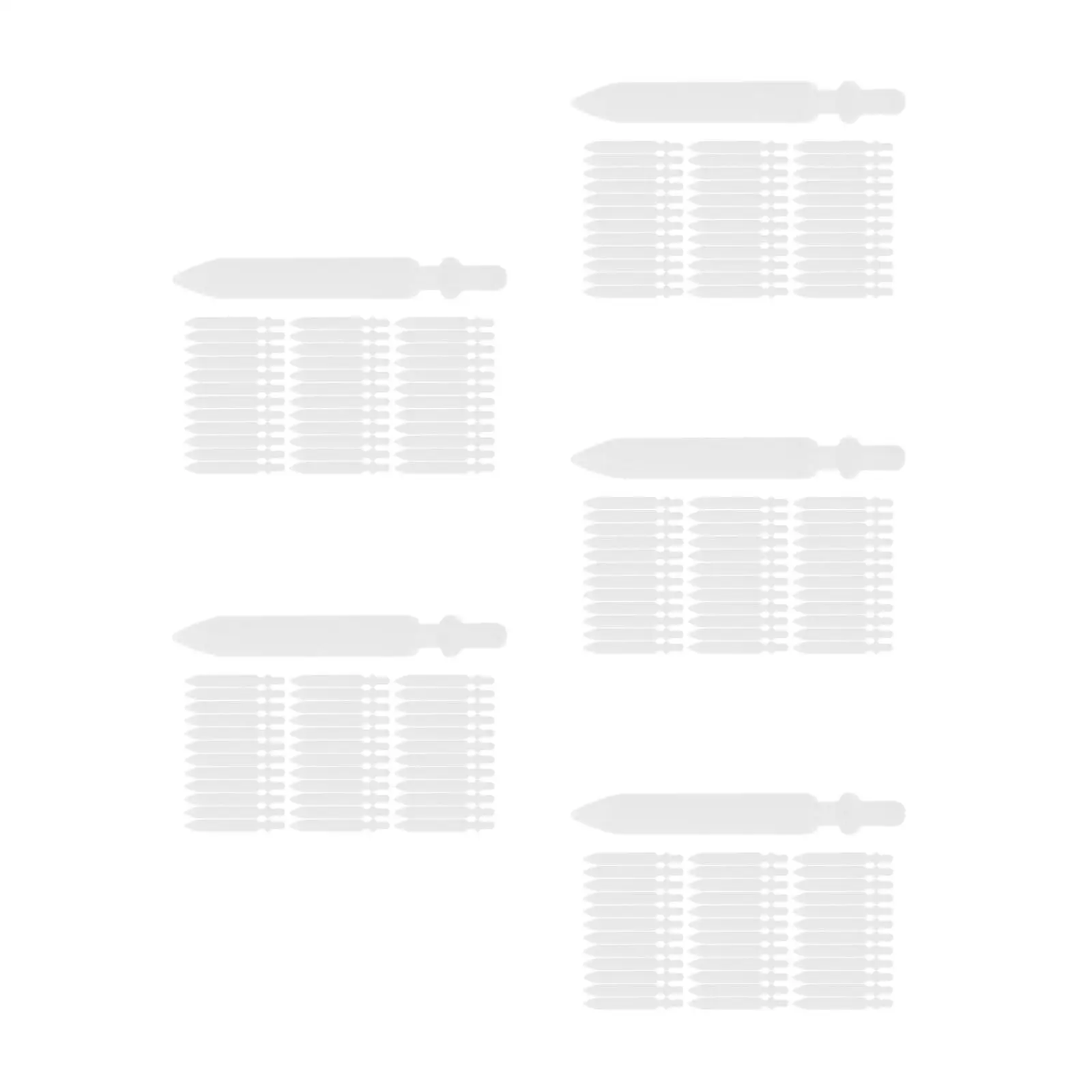 مجموعة مكونة من 5 قطع من رؤوس أقلام الطلاء لعلامات الرسم البديلة الدقيقة