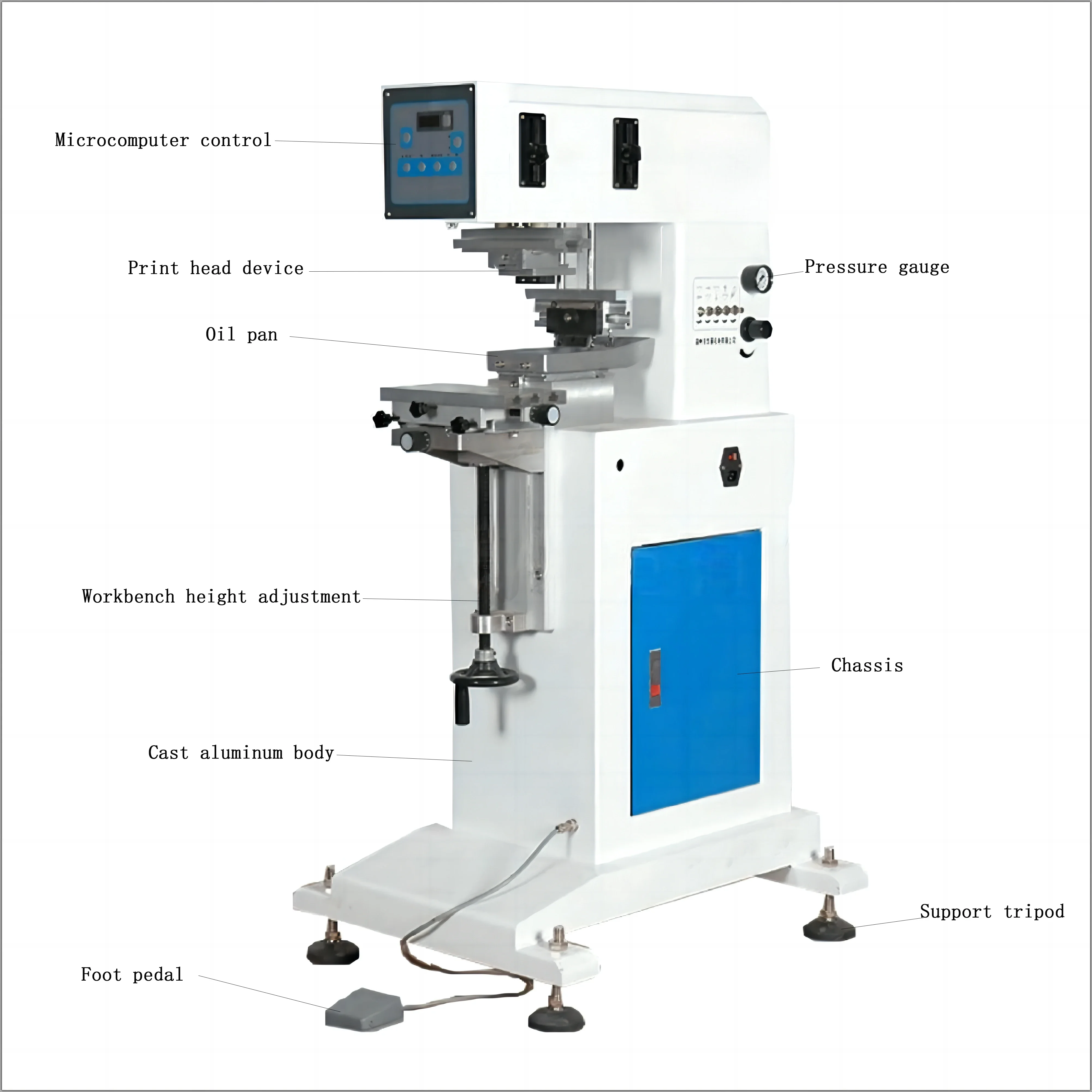 

-High Quality One Color Vertical Glasses Case Logo Printer Golf Ball Watch Dial Pad Printing Machine