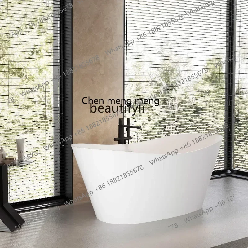 

Q178 CC PMMA polymer free-standing bathtub family hotel integrated double bathtub