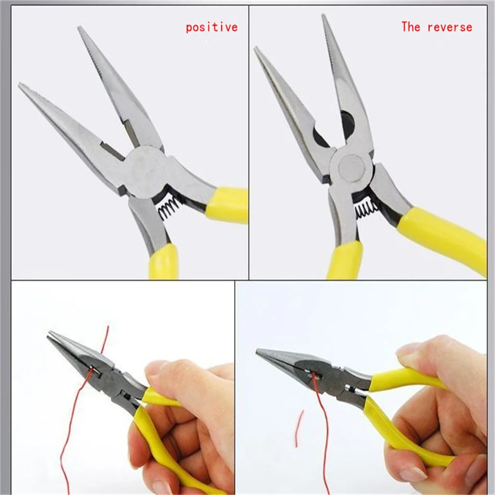 Pliers multi-function wire pliers wire stripping pliers needle-nosed pliers electrician special wire cutting diagonal pliers man