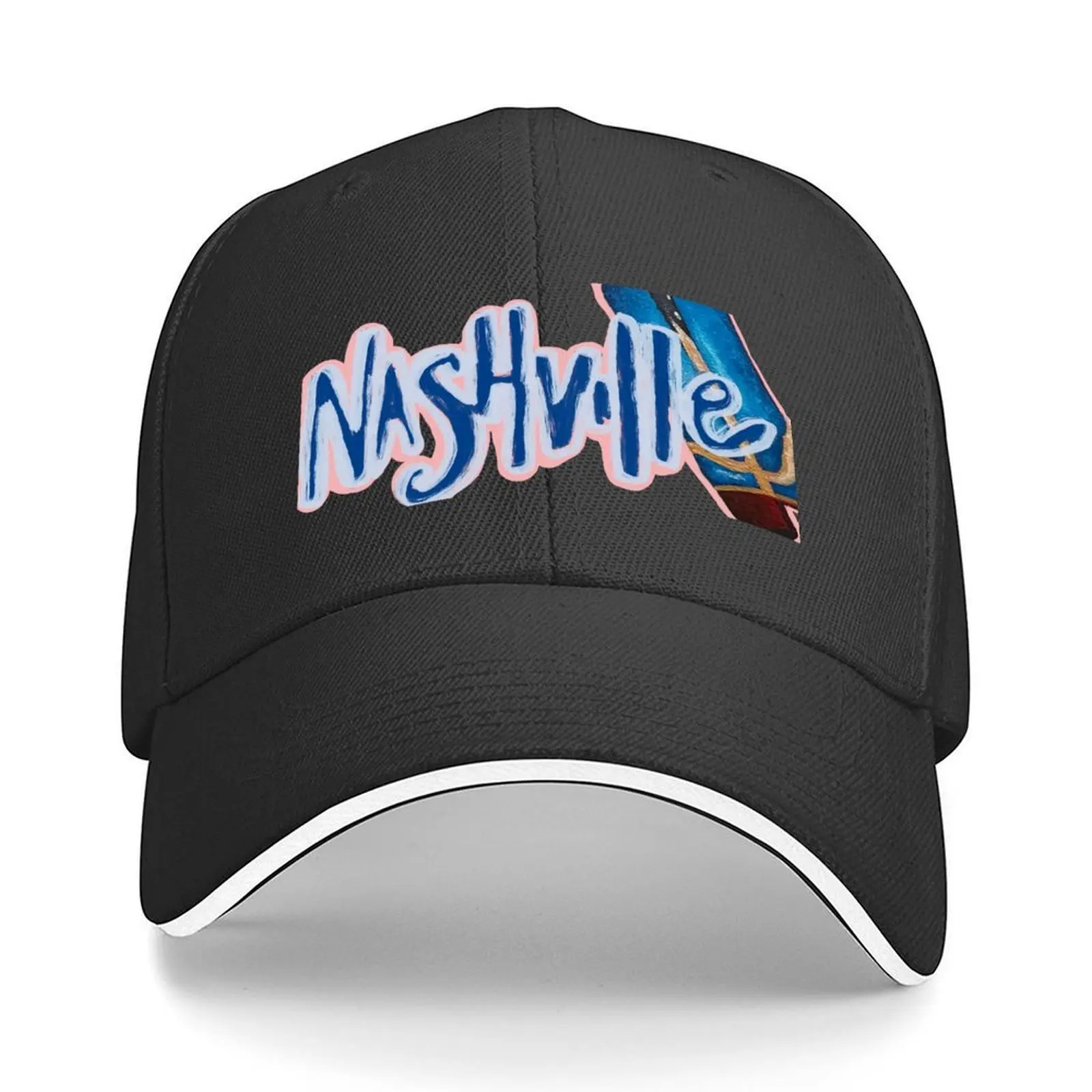 

Nashville cowboy boot sticker Baseball Cap golf hat genuine Hat men Male hat Streetwear Mens Hats Women's