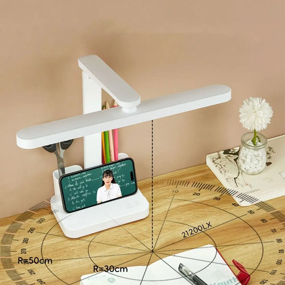 

3 Levels Dimmable LED Desk Lamp Eye Protection No Battery Foldable Reading Light Touch Control EU Dimmable Table Lamp