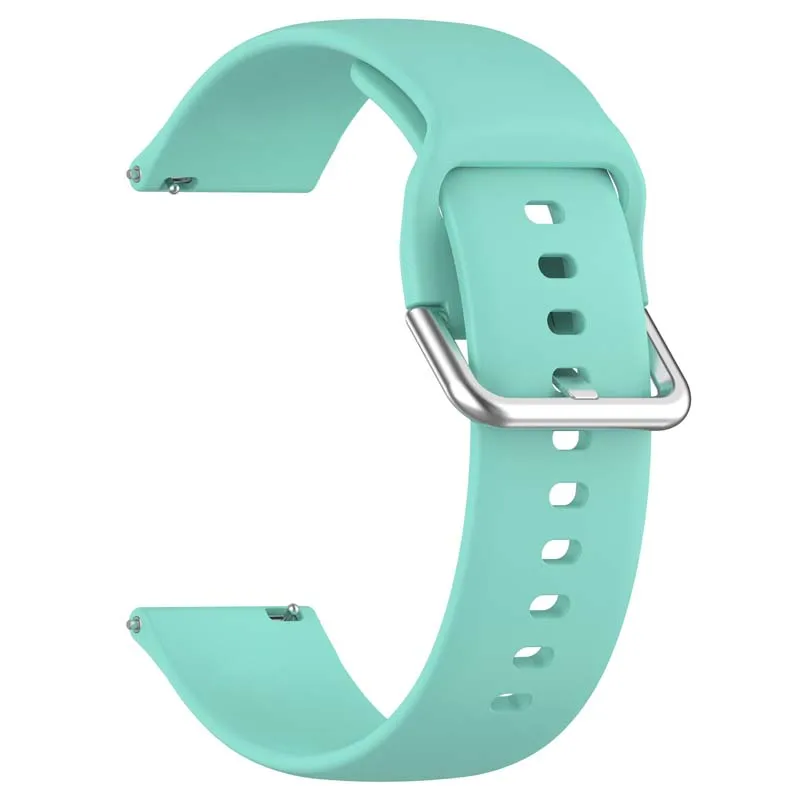 22mm Plain Silicone Strap For Amazfit Balance Cheetah Pro Bip 5 Pop 3S 3R SmartWatch Belt Band Quick Release Bracelet Wristband