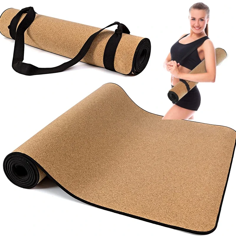 Custom Cork Yoga Mat Eco Friendly Yoga Mats Non Slip Eco Friendly High Quality Cork Yoga Mat