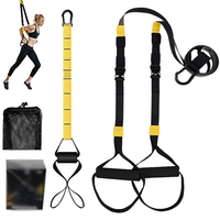Hanging Training Strap Portable Fitness Strength Training Resistance Band Set Home Gym Yoga Pilates Elastic Fitness Band