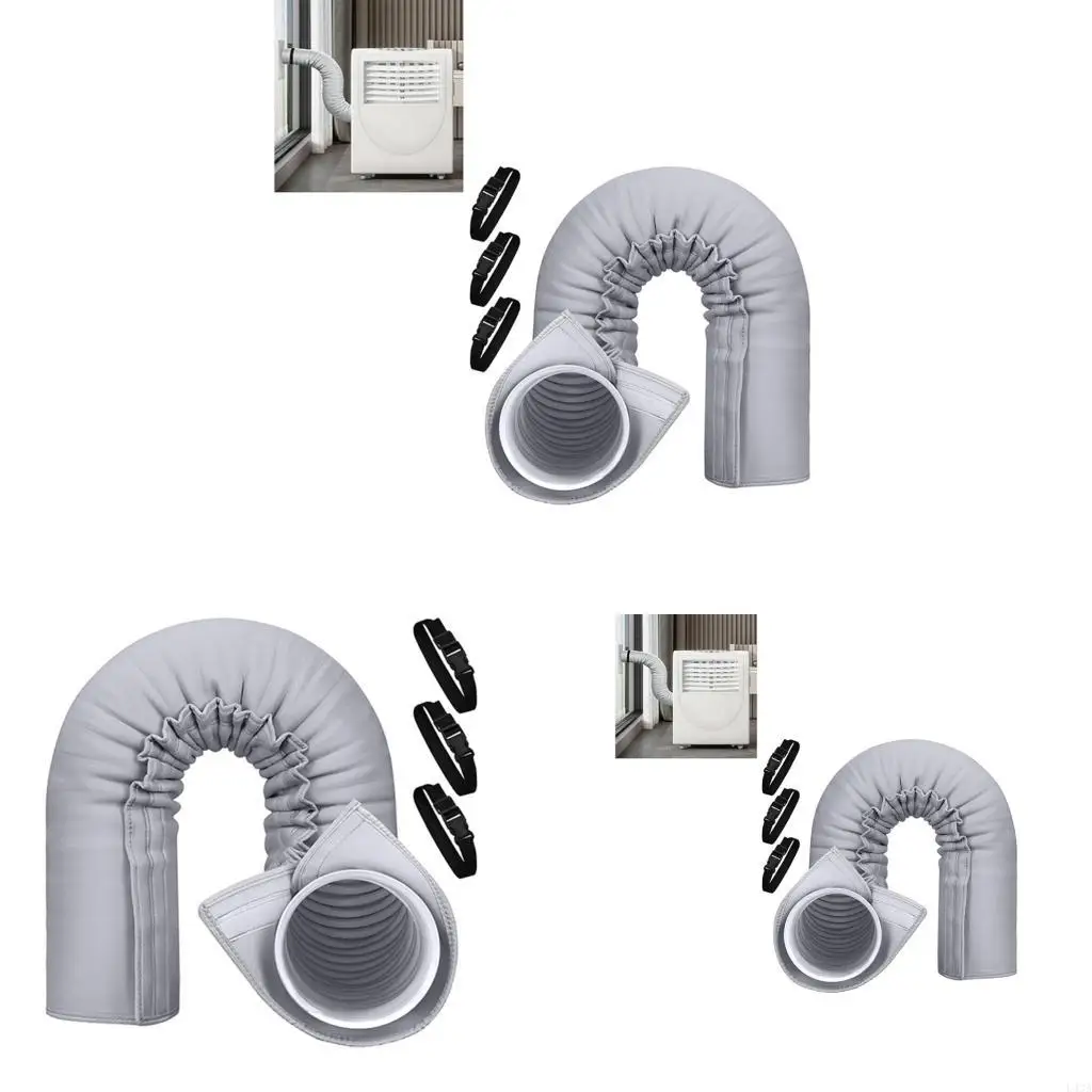 L43A 59in AC Exhaust Hose Thermal Wrap Cover Practical Cooling Efficiency Enhancers