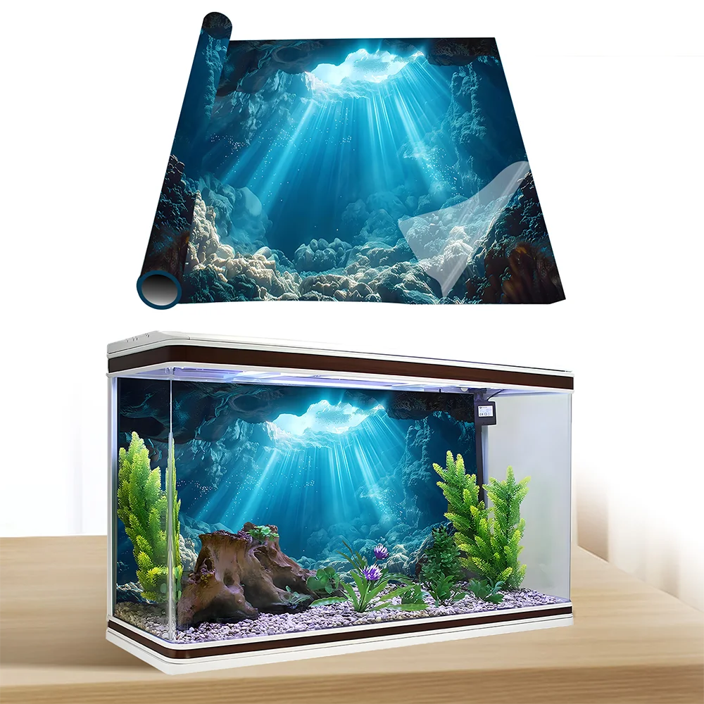 Sunshine Cave, Fish Tank Backg - Aquarium Fish Cave review and price