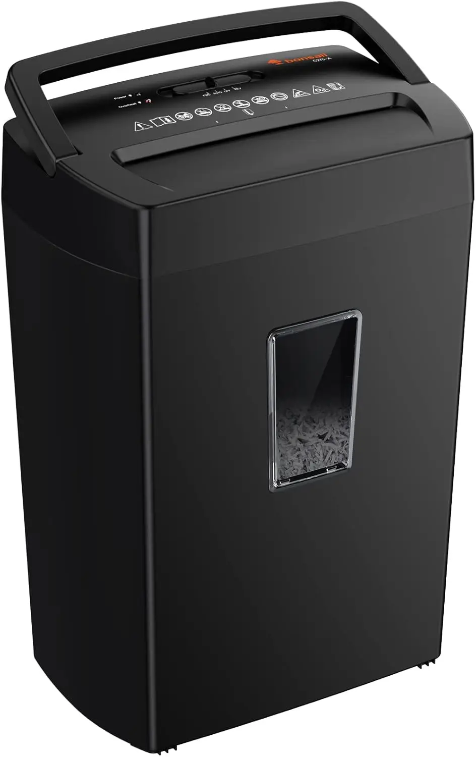 

12-Sheet Cross Cut Paper Shredder, 5.5 Gal Home Office Heavy Duty Shredder for Paper, Credit Card, Mail, Staples