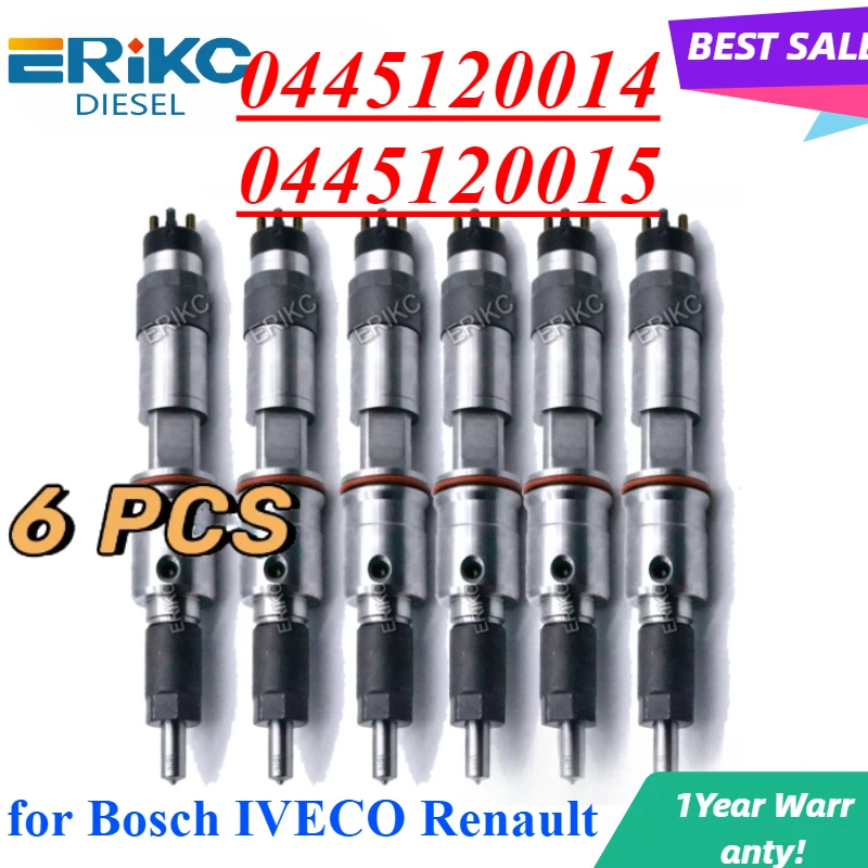 

6 шт. 0445120014 0445120015 Форсунка Common Rail 0986435515 Распылитель топливного насоса 0445 120 014 для IVECO Renault 5010477499