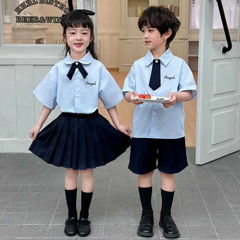 

Детский комплект униформы для выступлений, школьная команда, одежда для детского сада, униформа для соревнований по начальной школы