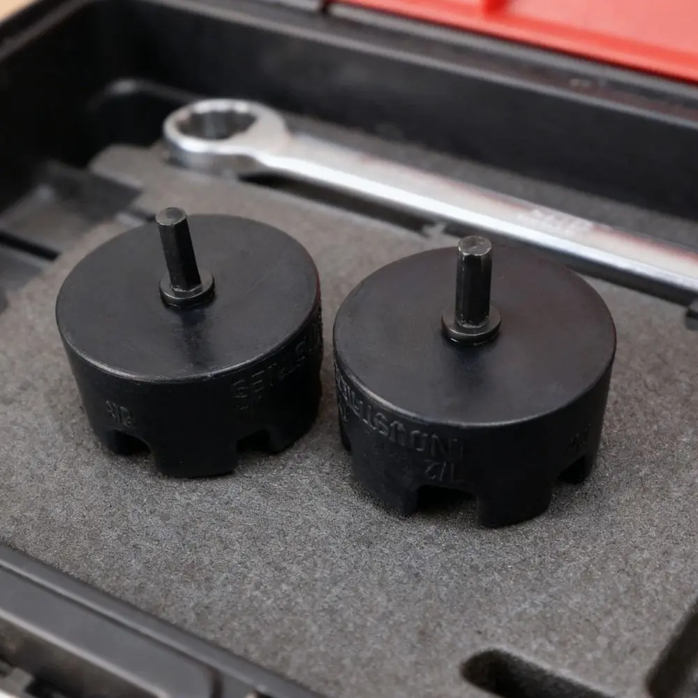 Quick Release Nut Removal Drill Bit Metal 1/4 3/8 Nut Zipper Drill Attachment Universal Nut Remover for Conduit Racks Wrench