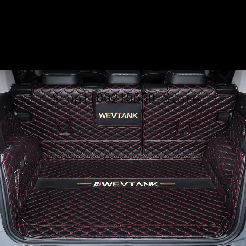 

Car Trunk Protection PU Leather Mat Catpet Interior Modification Cover Part Auto Accessories For Great Wall TANK 300 2021-2023