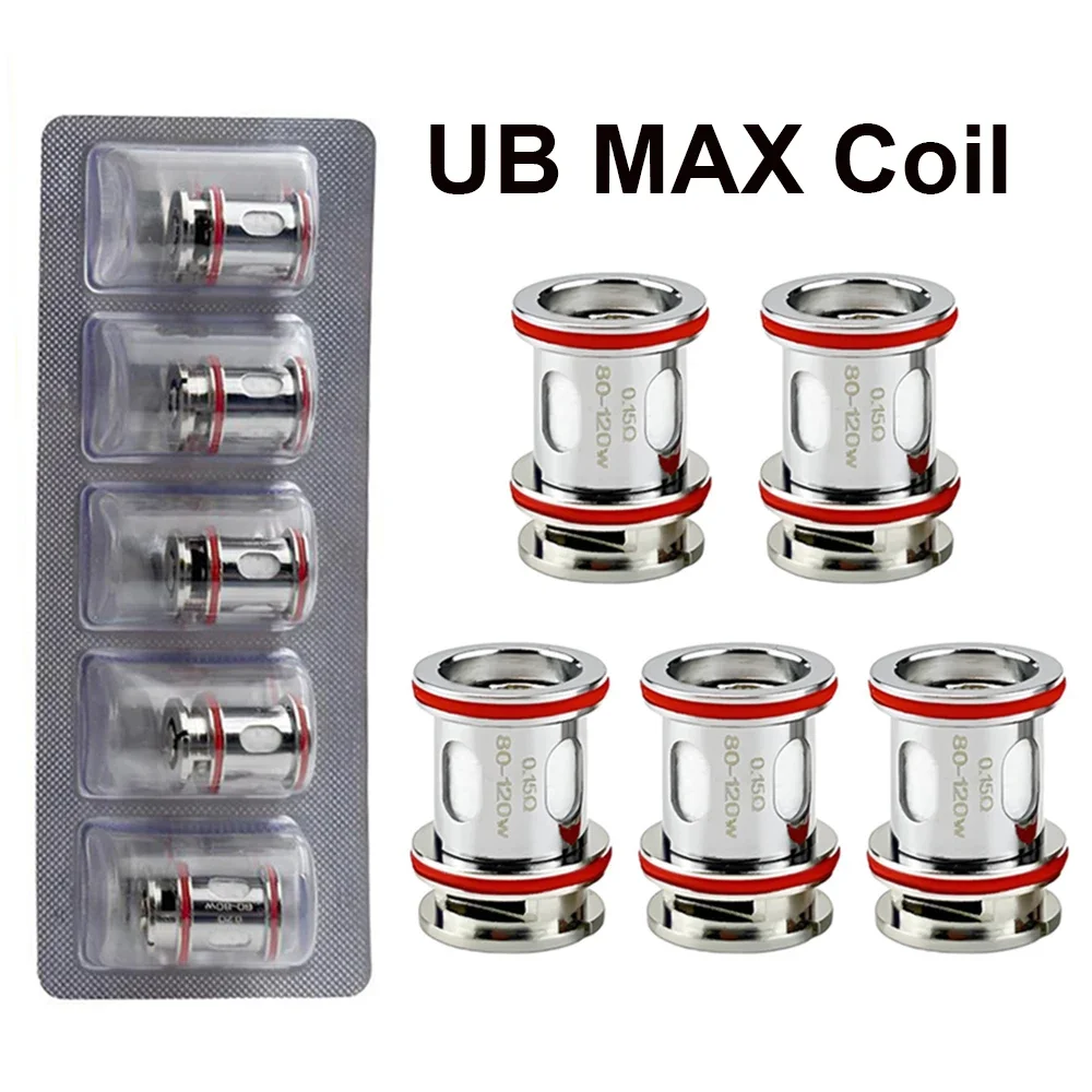 OEM UB Max Coil UB Max X1 0,15 ohm X2 0,2 ohm X3 0,3 ohm para UB Max Pod Tank CENTAURUS Q200 M200 MOD Kit