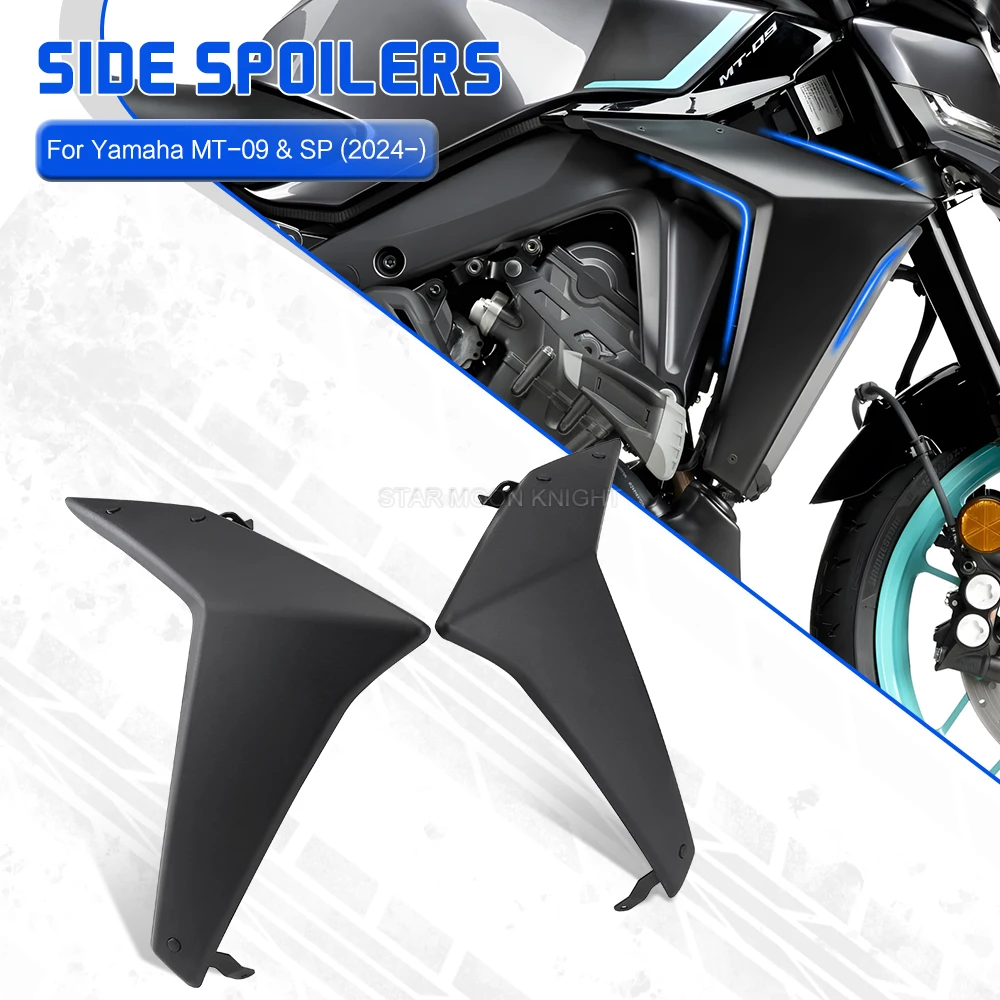 Becquet latéral MT09 adapté pour Yamaha MT-09 MT 09 SP 2024 2025, becquet nu pour moto Sport Downforce, déflecteur d'aile aérodynamique