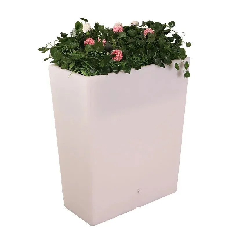 Cafe flower box, commercial street partition, fence, sales department, square flower pot community, milk tea shop, landscaping
