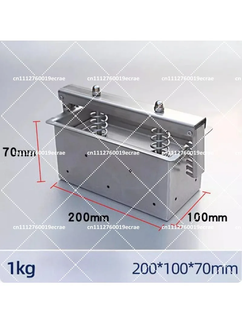 Stainless Steel Frozen Beef Roll Forming Tool, 1KG Ham Meat Pressing Box, Thickened Meat Shaper for Kitchen